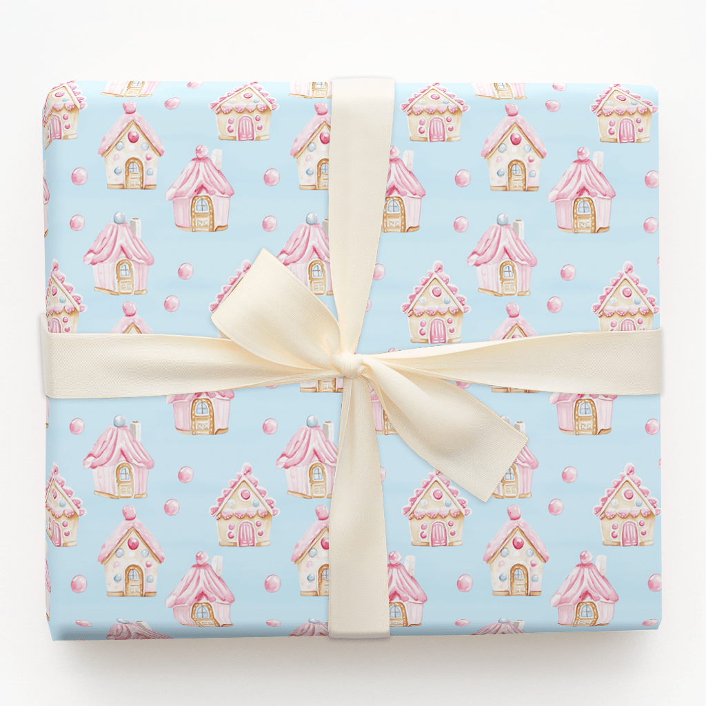 Frosted Candy Castle - Wrapping Paper - Aspen & Arlo