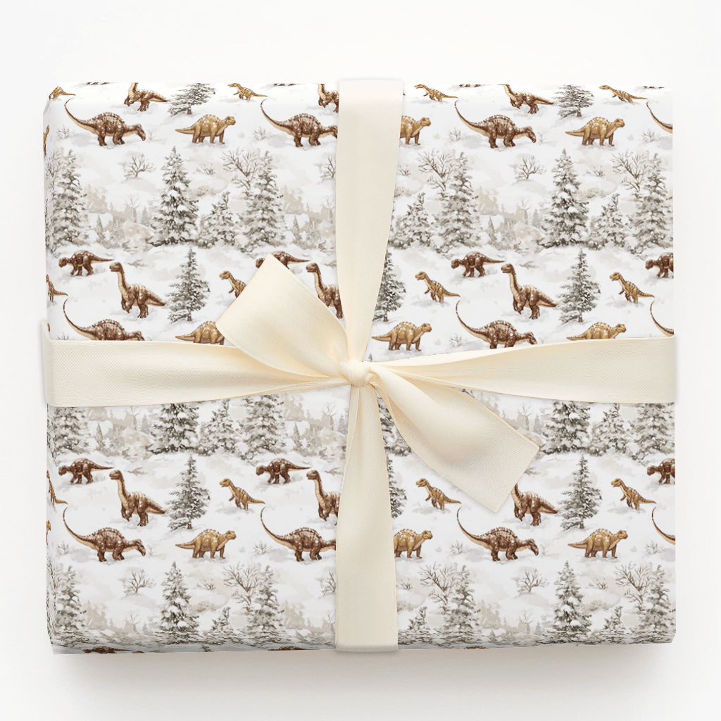 Frosted Fossils - Wrapping Paper - Aspen & Arlo