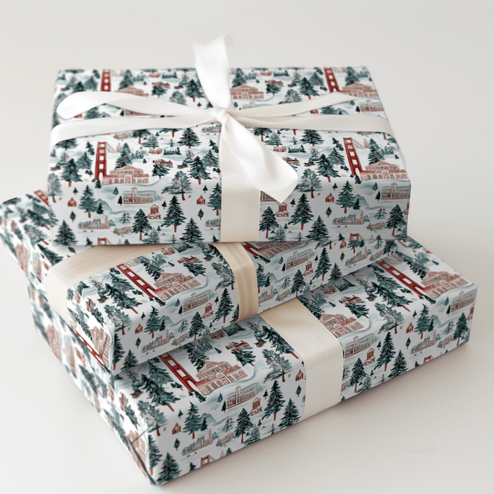 Frosted Francisco - Wrapping Paper - Aspen & Arlo