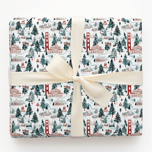 Frosted Francisco - Wrapping Paper - Aspen & Arlo