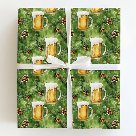 Frosty Lager - Wrapping Paper - Aspen & Arlo