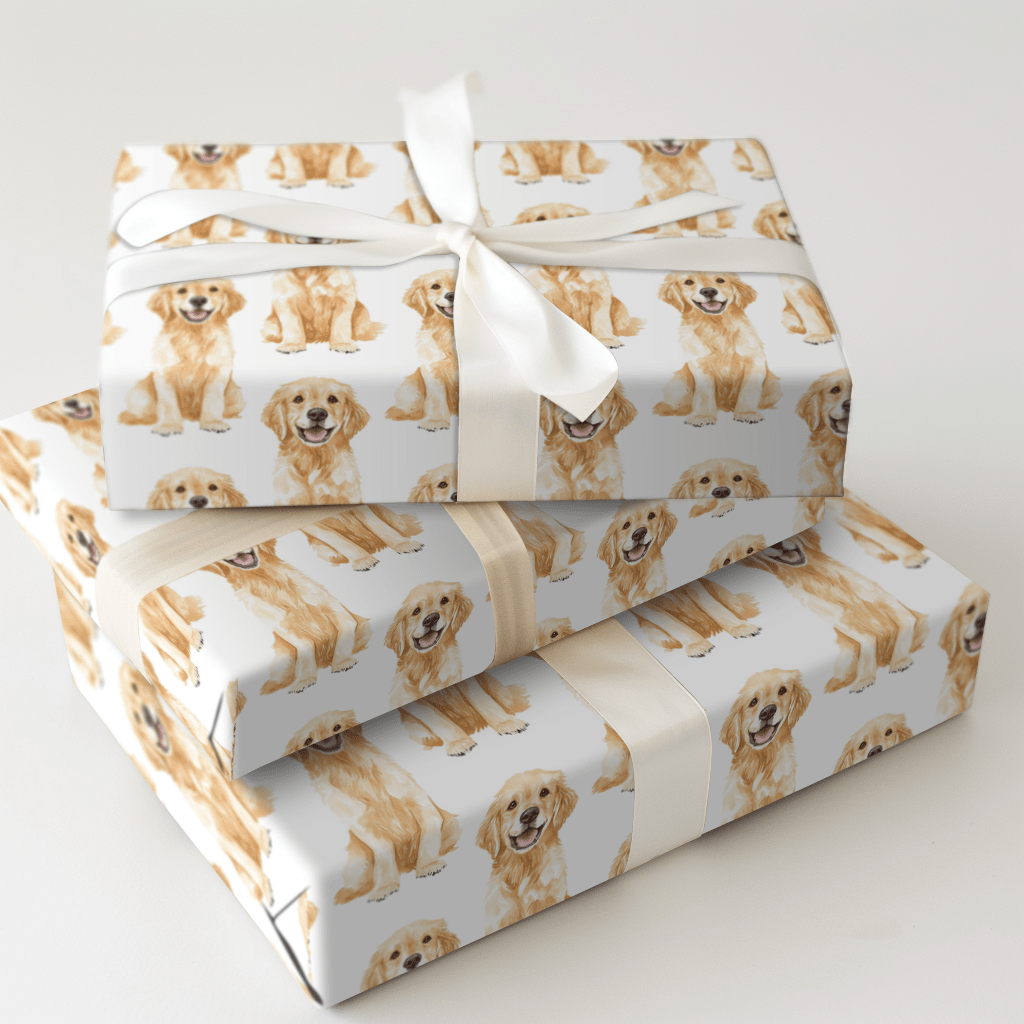Furever Golden - Wrapping Paper - Aspen & Arlo