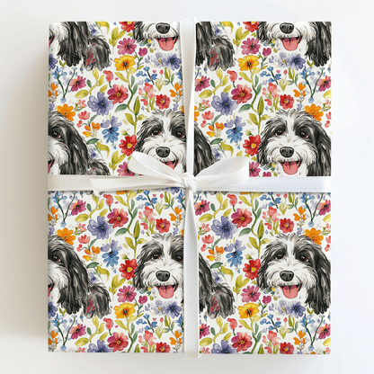 Garden with the Bernadoodle - Wrapping Paper - Aspen & Arlo