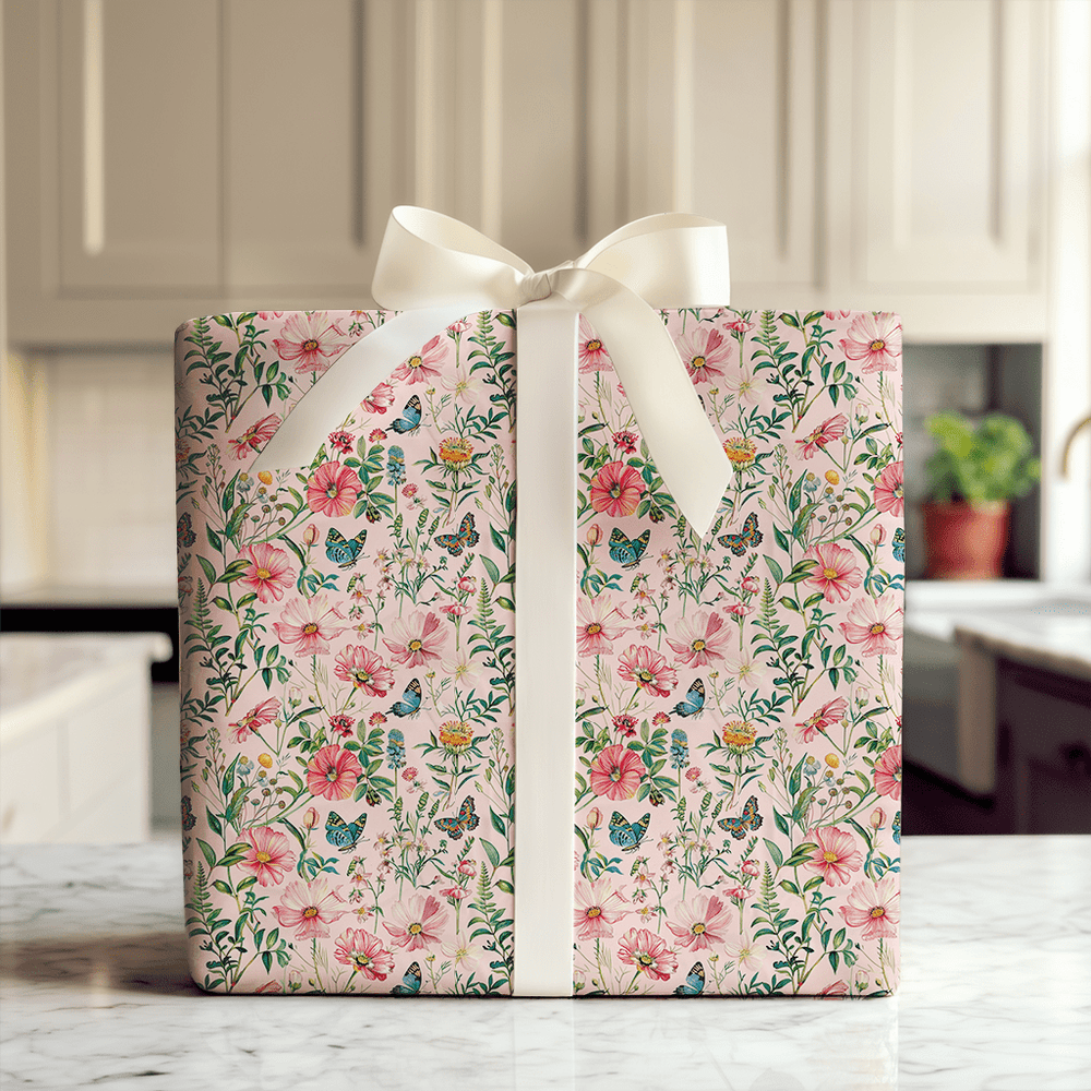 Garden Party Blush - Wrapping Paper - Aspen & Arlo