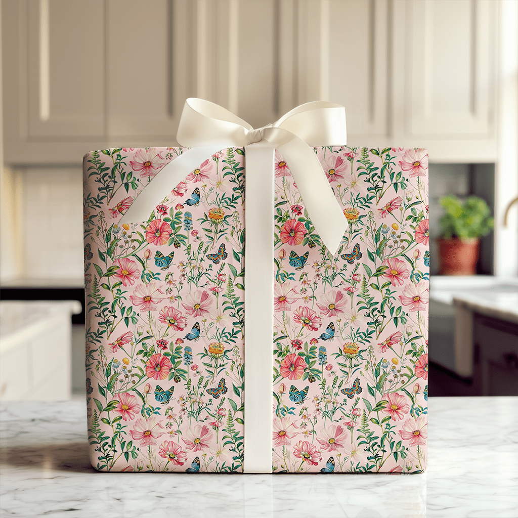 Garden Party Blush - Wrapping Paper - Aspen & Arlo