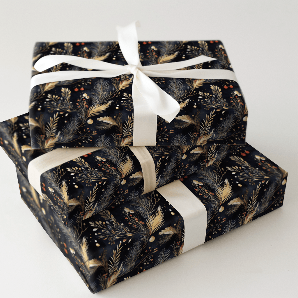 Gold Leaf for Wreath - Wrapping Paper - Aspen & Arlo