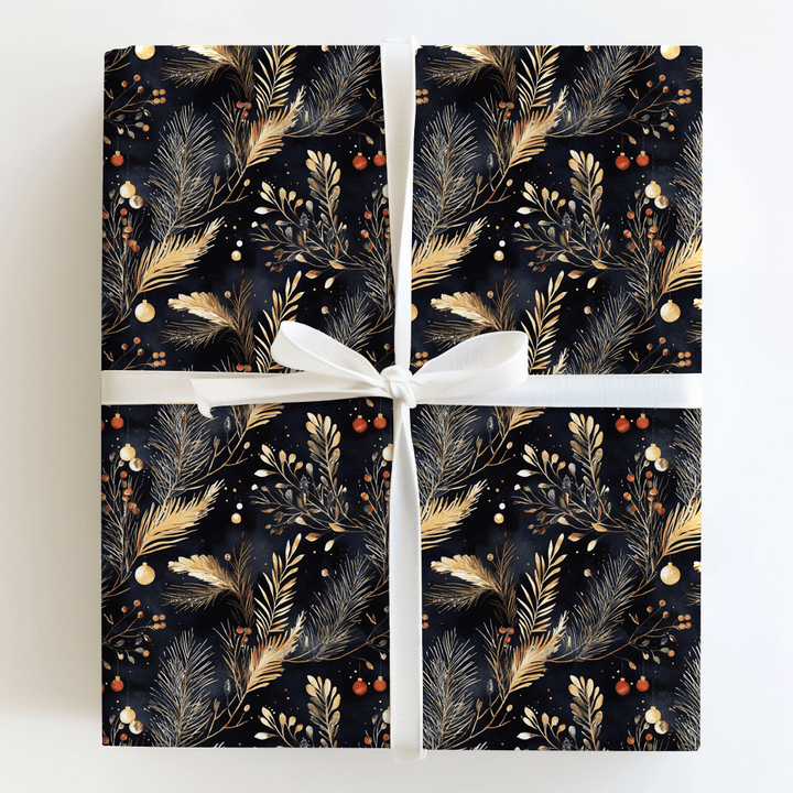 Gold Leaf for Wreath - Wrapping Paper - Aspen & Arlo