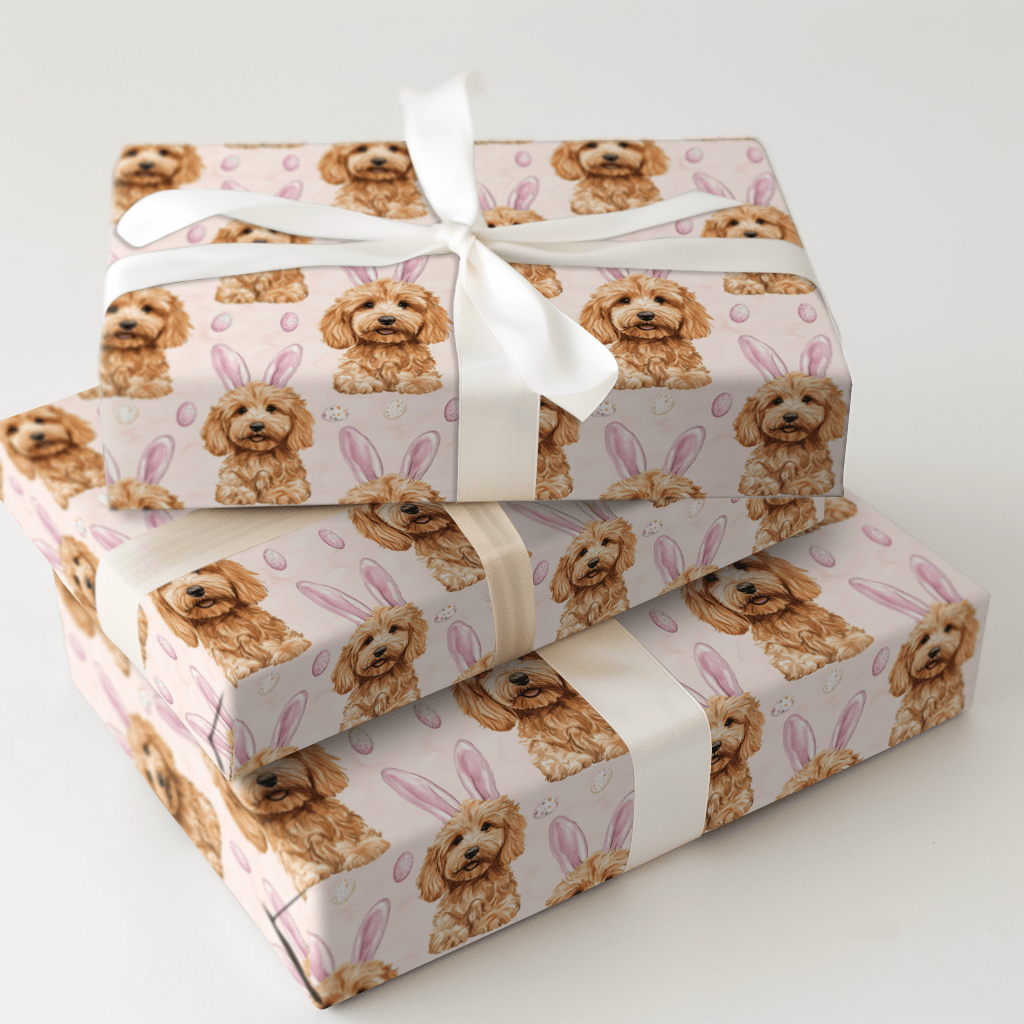 Goldendoodle Bunny - Wrapping Paper - Aspen & Arlo