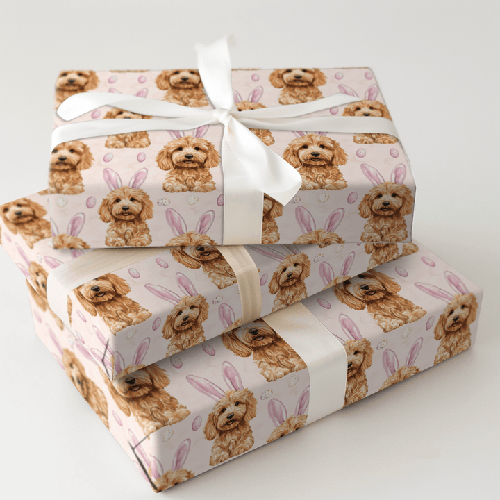 Goldendoodle Bunny - Wrapping Paper - Aspen & Arlo