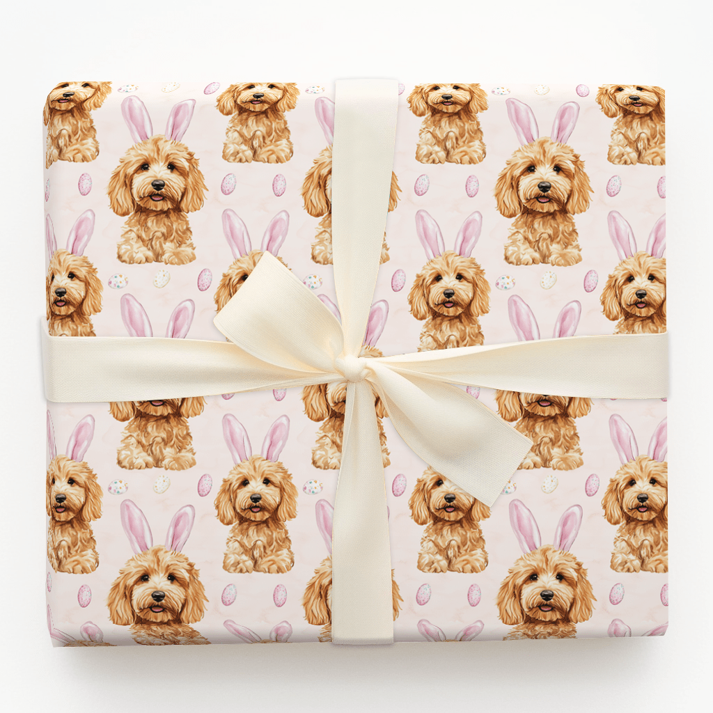 Goldendoodle Bunny - Wrapping Paper - Aspen & Arlo