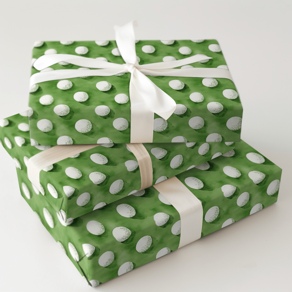 Golfing Volley - Wrapping Paper - Aspen & Arlo