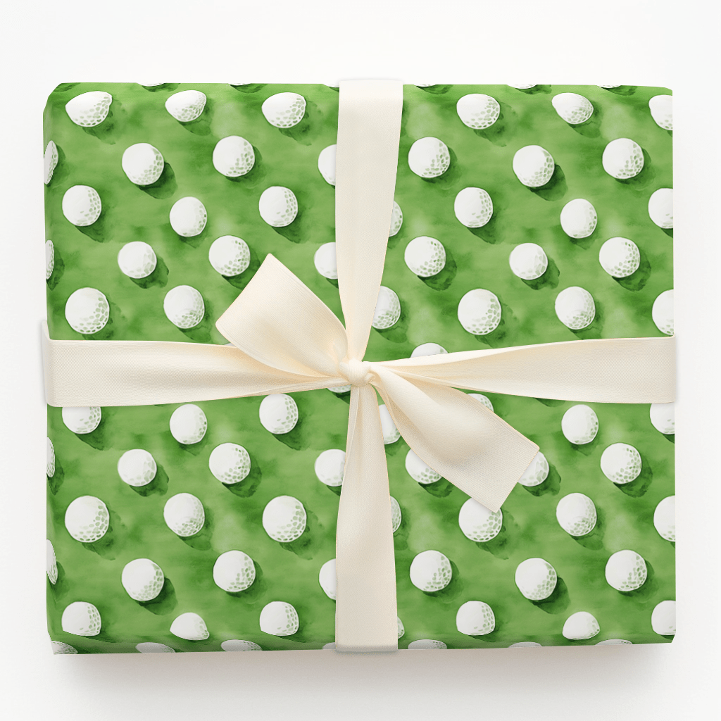 Golfing Volley - Wrapping Paper - Aspen & Arlo