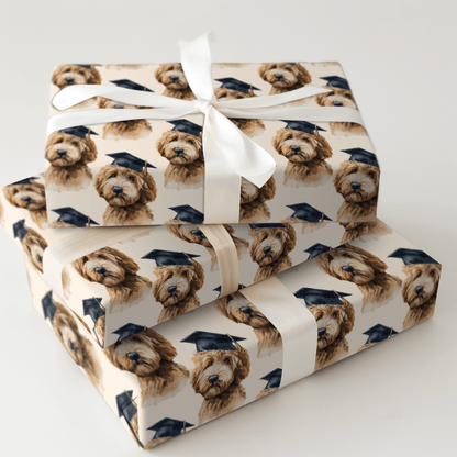 Grad Dog - Wrapping Paper - Aspen & Arlo