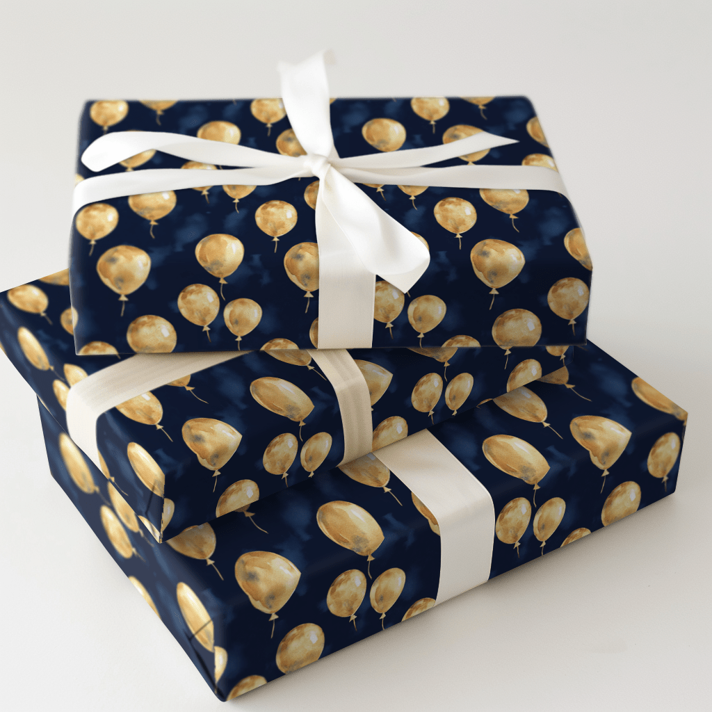 Grad Goals Are in the Air - Wrapping Paper - Aspen & Arlo