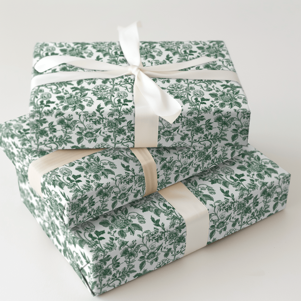 Green Blessing - Wrapping Paper - Aspen & Arlo