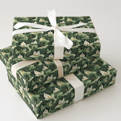 Green Christmas - Wrapping Paper - Aspen & Arlo