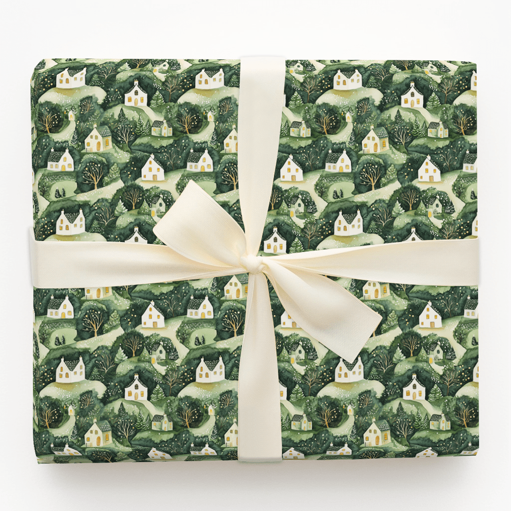Green Christmas - Wrapping Paper - Aspen & Arlo
