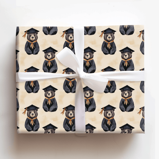 Grizzly Graduate - Wrapping Paper - Aspen & Arlo
