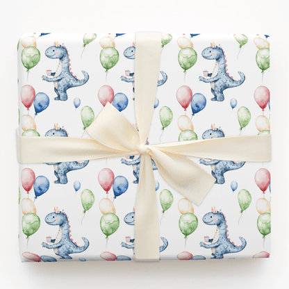 Happy Dinno - Wrapping Paper - Aspen & Arlo