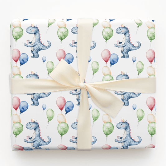 Happy Dinno - Wrapping Paper - Aspen & Arlo