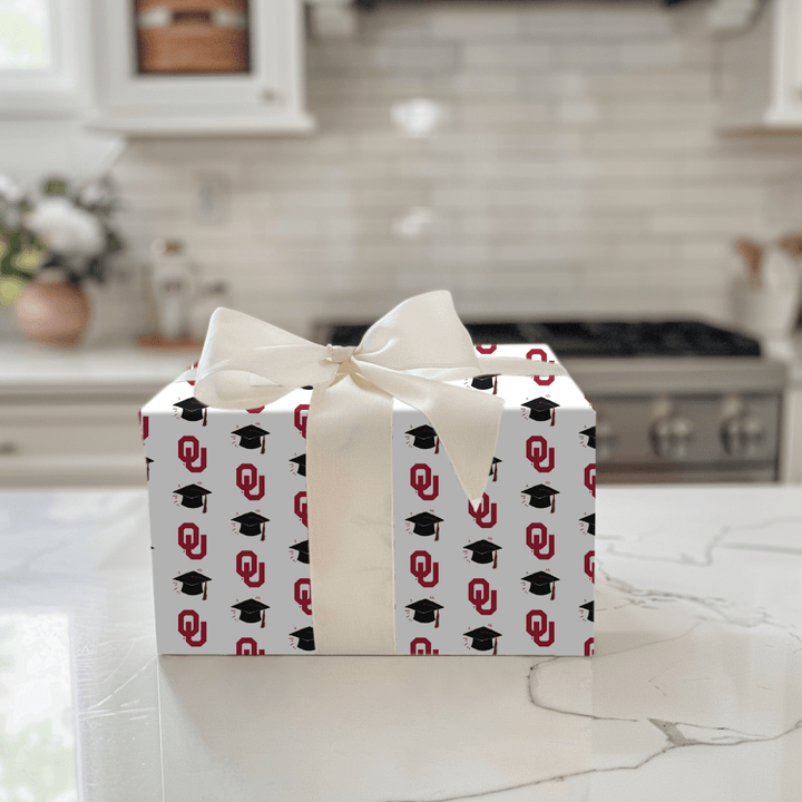 Hats off to the OU Grad - Wrapping Paper - Aspen & Arlo