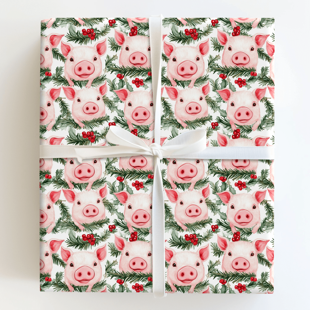 Here Piggy - Wrapping Paper - Aspen & Arlo