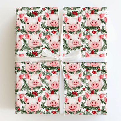 Here Piggy - Wrapping Paper - Aspen & Arlo