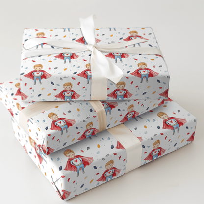 Hero Mode Activated - Wrapping Paper - Aspen & Arlo