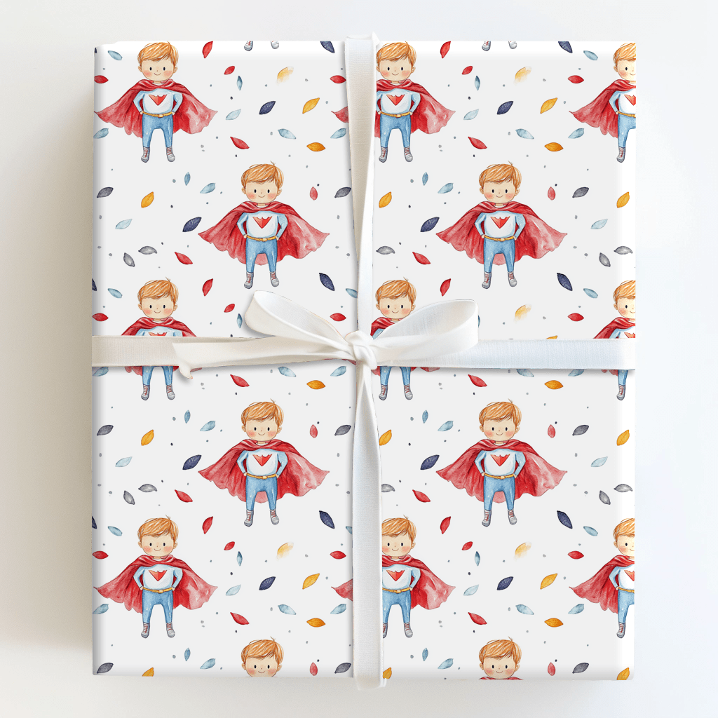 Hero Mode Activated - Wrapping Paper - Aspen & Arlo