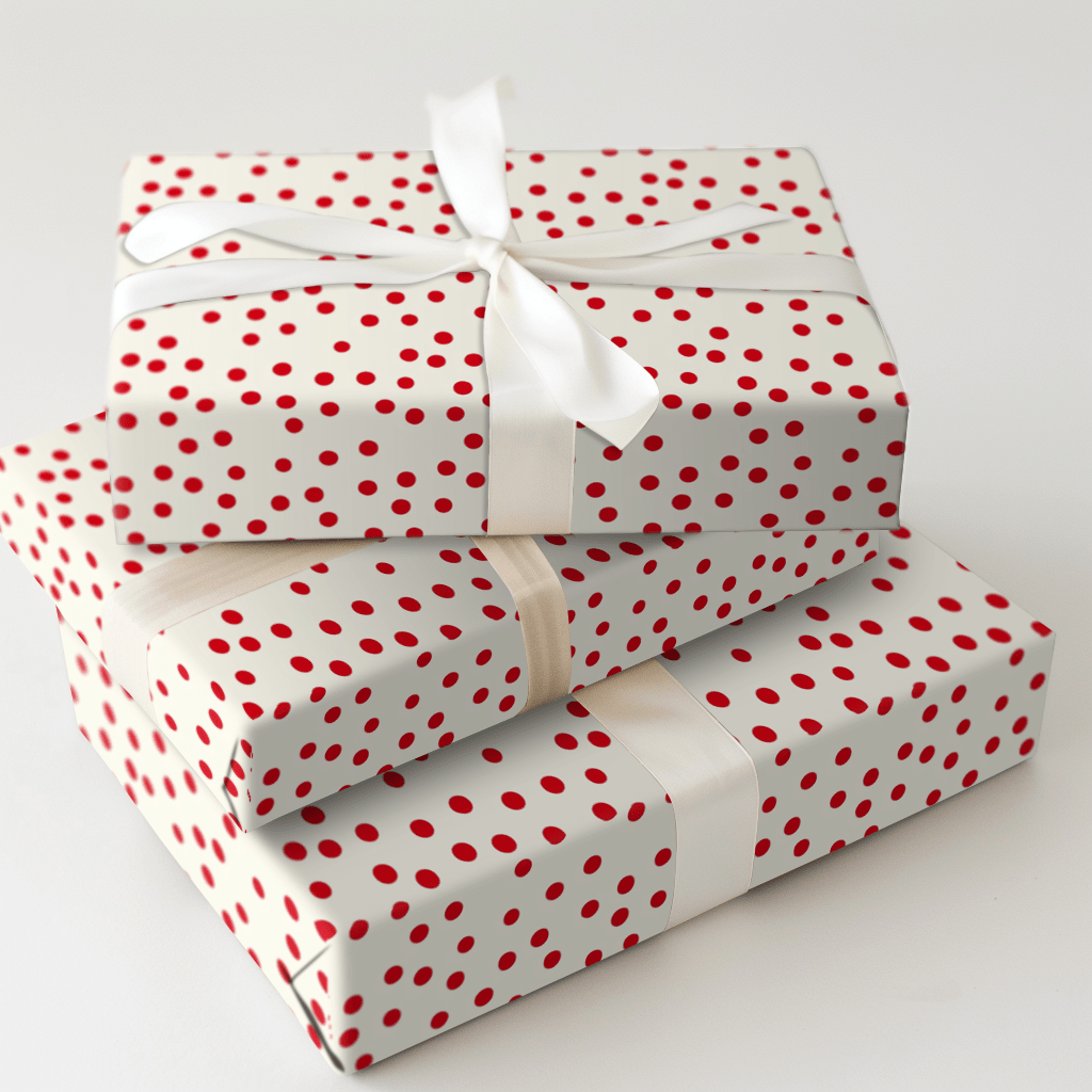 Ho Ho Dots - Wrapping Paper - Aspen & Arlo