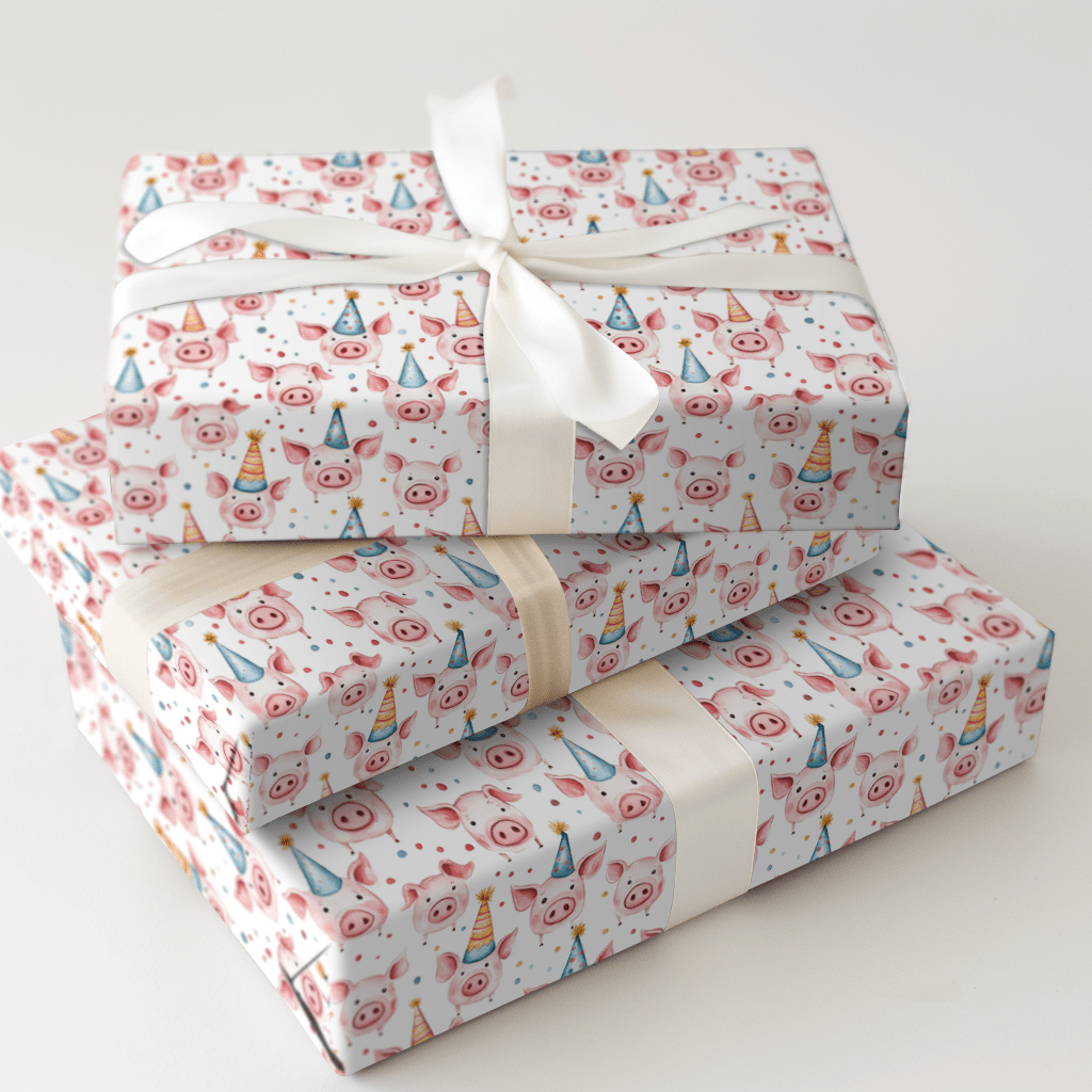 Hogs and Wishes - Wrapping Paper - Aspen & Arlo