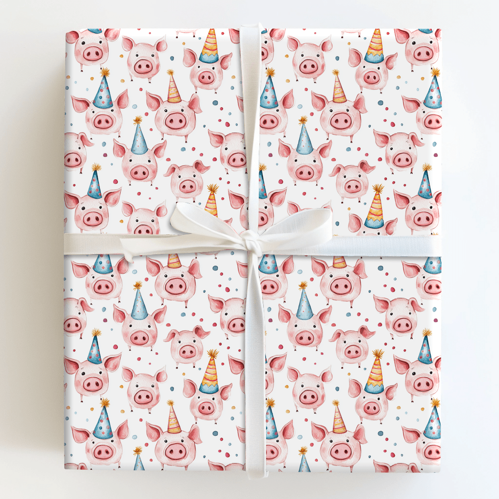 Hogs and Wishes - Wrapping Paper - Aspen & Arlo