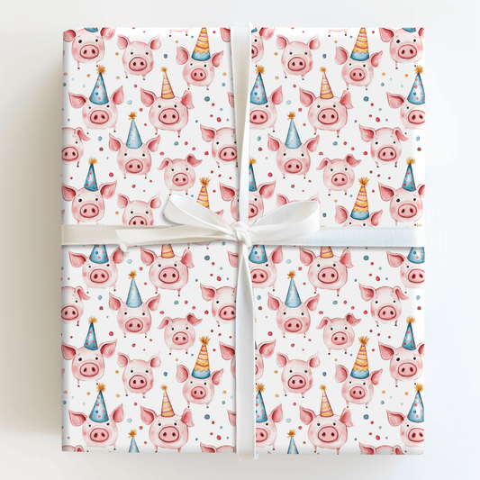 Hogs and Wishes - Wrapping Paper - Aspen & Arlo