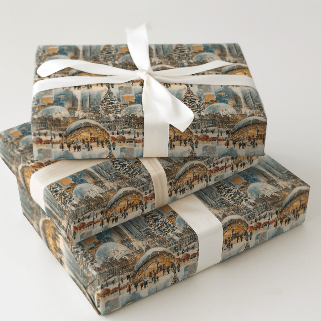 Holiday At Cloud Gate - Wrapping Paper - Aspen & Arlo