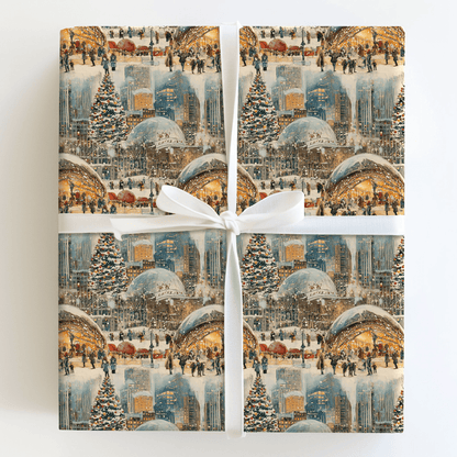 Holiday At Cloud Gate - Wrapping Paper - Aspen & Arlo
