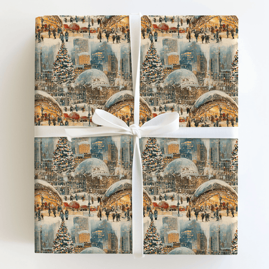 Holiday At Cloud Gate - Wrapping Paper - Aspen & Arlo