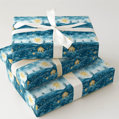 Holy Night - Wrapping Paper - Aspen & Arlo