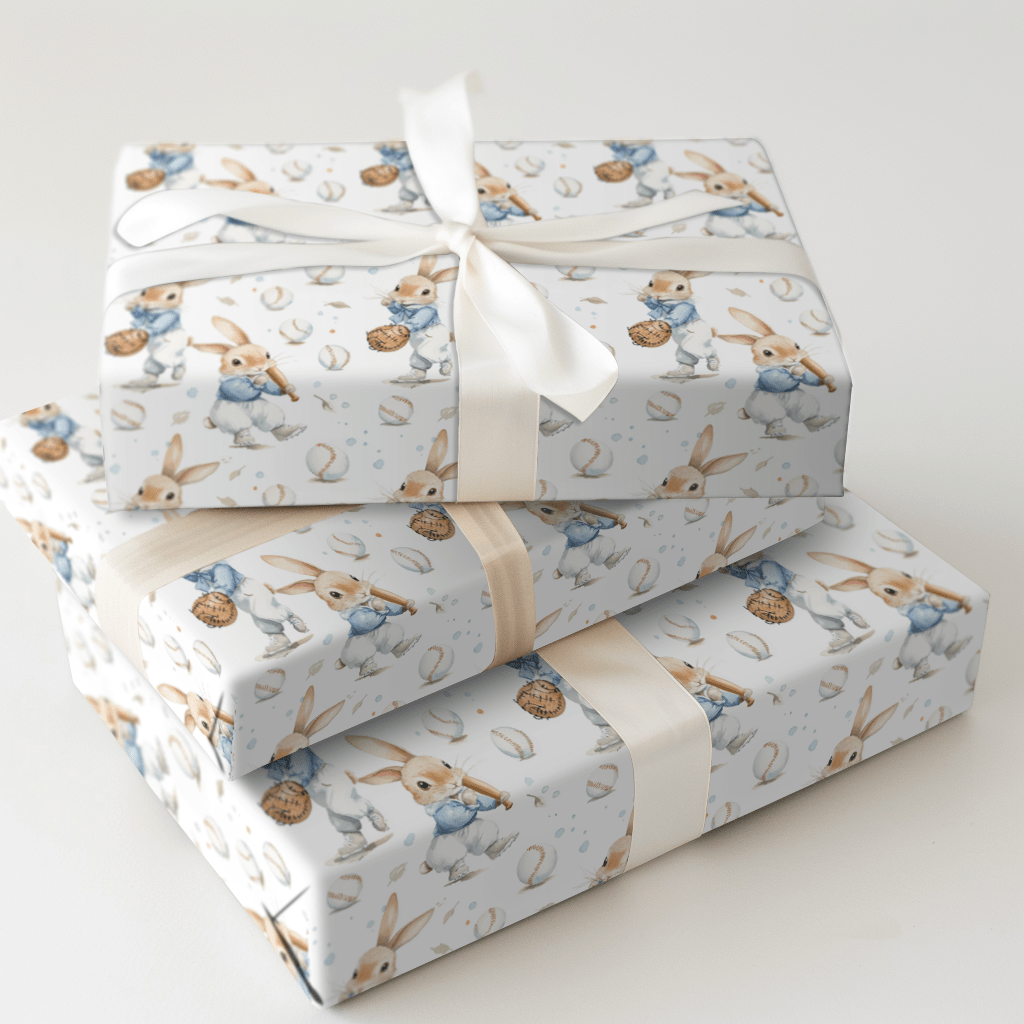 Home Run Hopper - Wrapping Paper - Aspen & Arlo