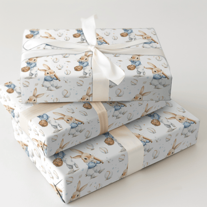 Home Run Hopper - Wrapping Paper - Aspen & Arlo