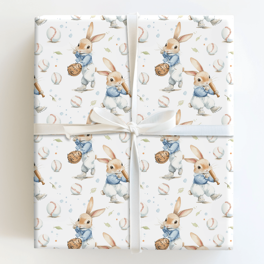 Home Run Hopper - Wrapping Paper - Aspen & Arlo