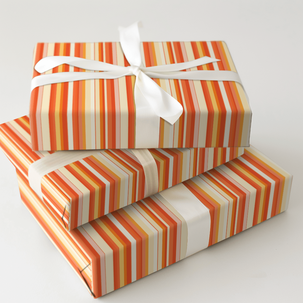 Honey Stripe - Wrapping Paper - Aspen & Arlo