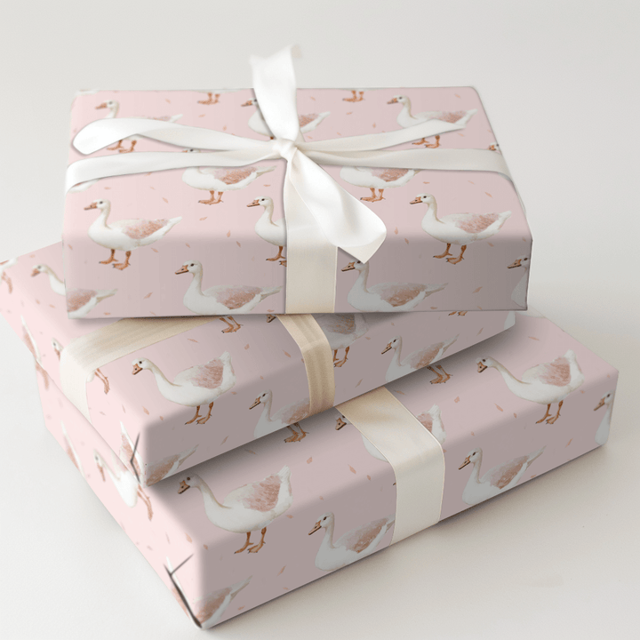 Honk If You Love Pink - Wrapping Paper - Aspen & Arlo