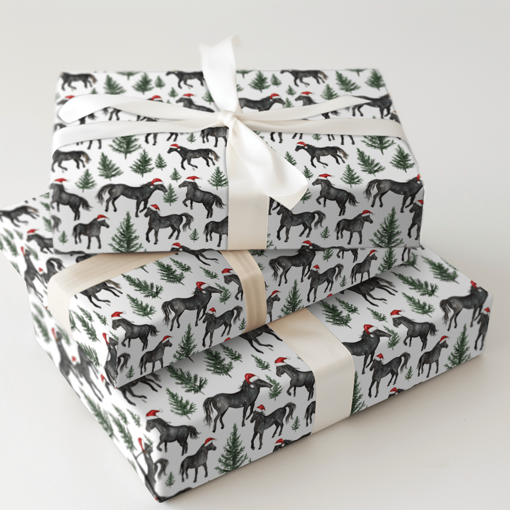 Hoofbeats - Wrapping Paper - Aspen & Arlo
