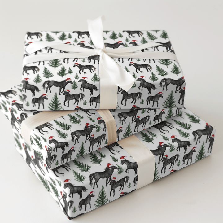 Hoofbeats - Wrapping Paper - Aspen & Arlo