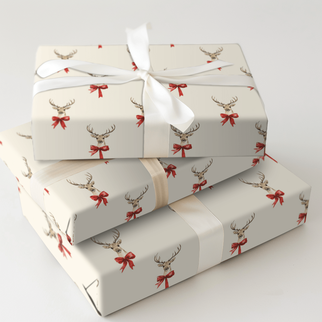 Hoofing it Red - Wrapping Paper - Aspen & Arlo