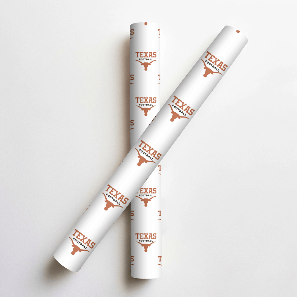 Hook Em Football - Wrapping Paper - Aspen & Arlo