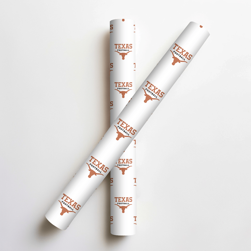 Hook Em Football - Wrapping Paper - Aspen & Arlo