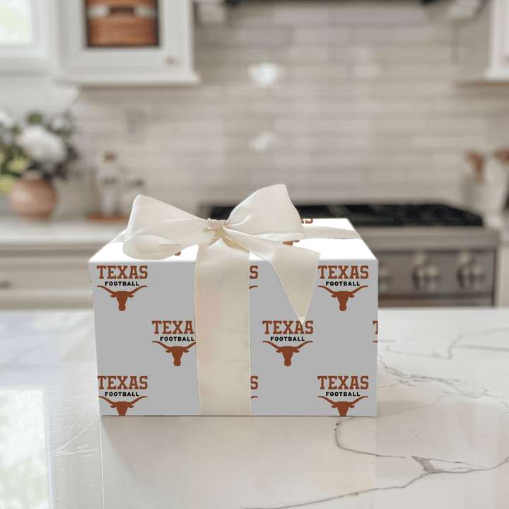 Hook Em Football - Wrapping Paper - Aspen & Arlo