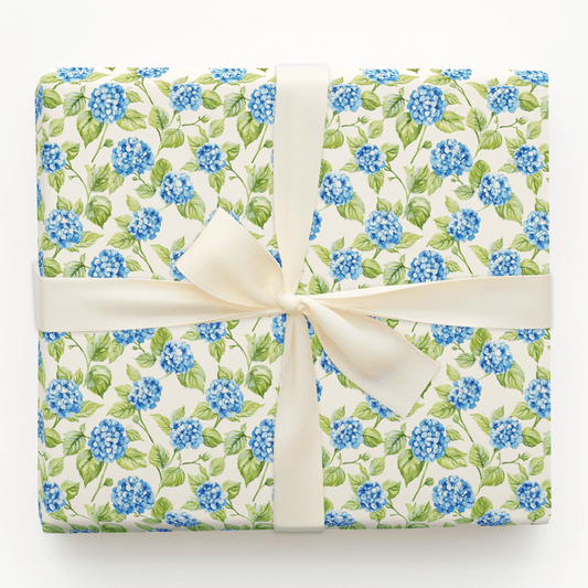 Hoppy Hydrangeas - Wrapping Paper - Aspen & Arlo