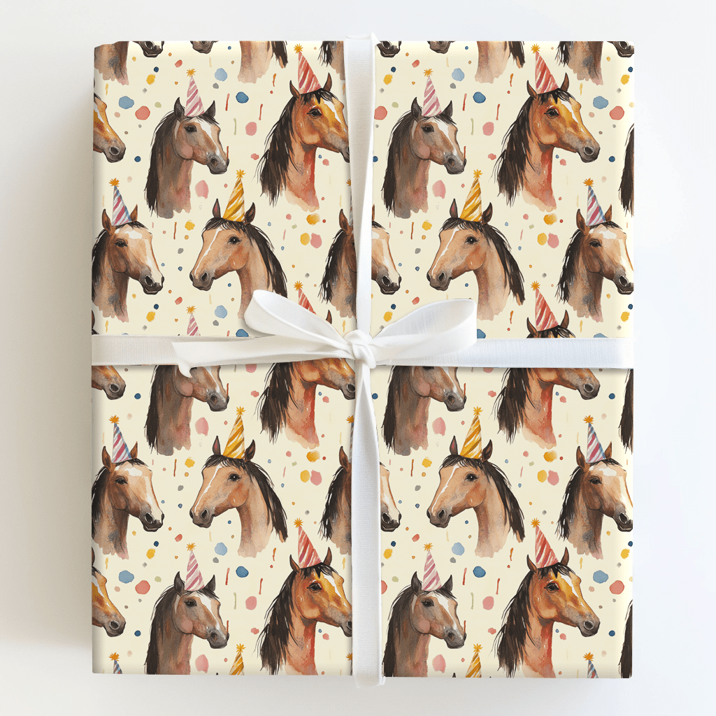 Horsing Around - Wrapping Paper - Aspen & Arlo